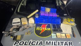 Batalhão de Rotam apreende mais de 20kg de drogas e três armas de fogo na Santa Lúcia
