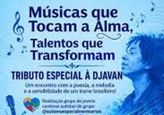 Tributo especial à Djavan será em setembro
