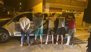Reeducandos monitorados com tornozeleira são detidos em operação na parte alta de Maceió
