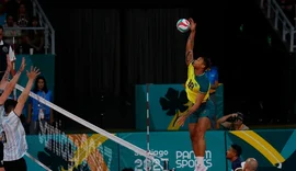 No vôlei masculino, Brasil atropela a Argentina e conquista o ouro