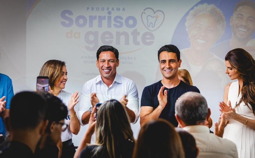 Prefeito Rodrigo Cunha lança programa Sorriso da Gente para ampliar atendimento odontológico em Maceió