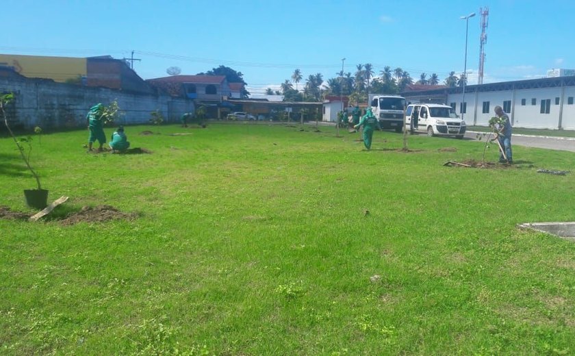 UPA do Trapiche da Barra e Prefeitura realizam plantio de árvores