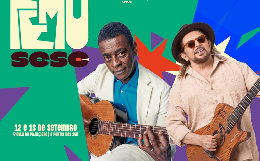 Sesc Alagoas celebra 80 anos da instituição com quatro dias de música e cultura em Maceió