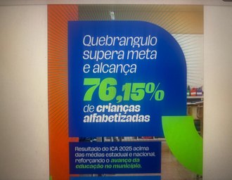 Quebrangulo supera metas e se torna referência em alfabetização em AL