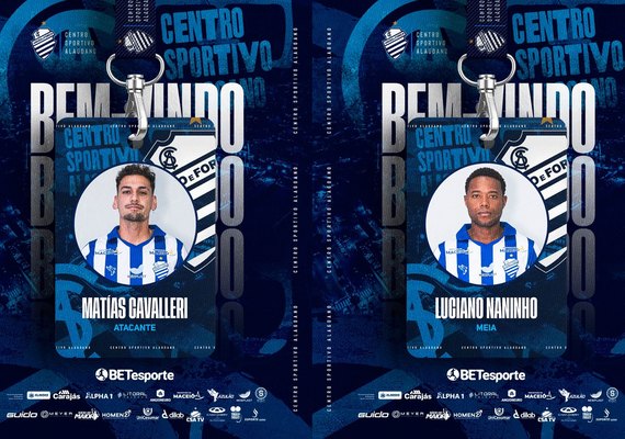 CSA contrata o atacante chileno Matías Cavalleri e o meia Luciano Naninho