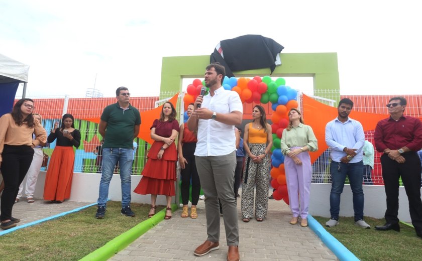 Primeira infância: prefeito Cacau inaugura nova creche no Povoado Cabreiras