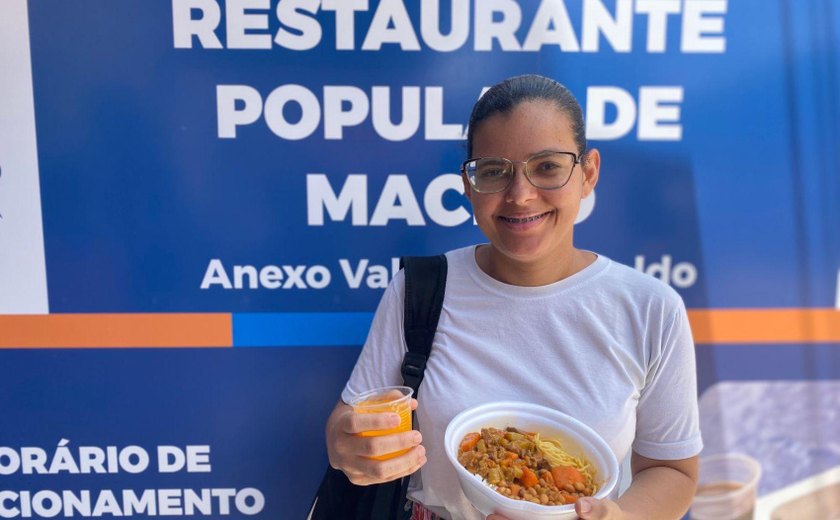 Pontos do pague e leve do Restaurante Popular estarão fechados no feriado do Dia do Servidor