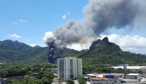 Incêndio atinge Estúdios Globo, no Rio de Janeiro