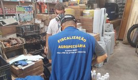 FPI retira de circulação cerca de 500 litros de agrotóxico comercializados irregularmente