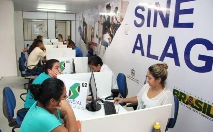 Sine Alagoas oferece vagas para contratação imediata na capital e interior
