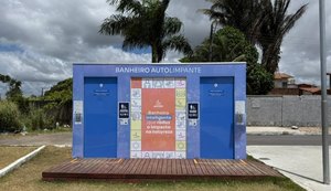 Banheiro autolimpante é instalado no Mirante da Santa Amélia