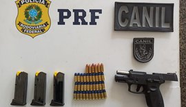 Guarnições da PM apreendem armas, drogas e recuperam veículo roubado