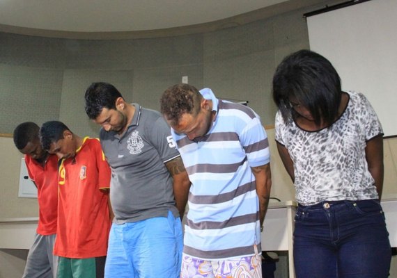 Grupo suspeito de vários crimes nos bairros do Vergel e Trapiche é apresentado