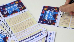 Seis apostas levam a Quina de São João
