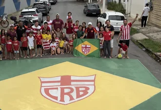 CRB inicia contagem regressiva para a Copa do Mundo com ação especial para crianças
