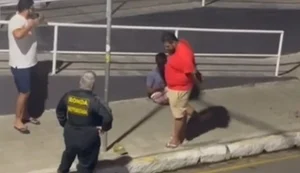 Homem  é roubado e agredido com golpes de paralelepípedos na cabeça por casal em situação de rua