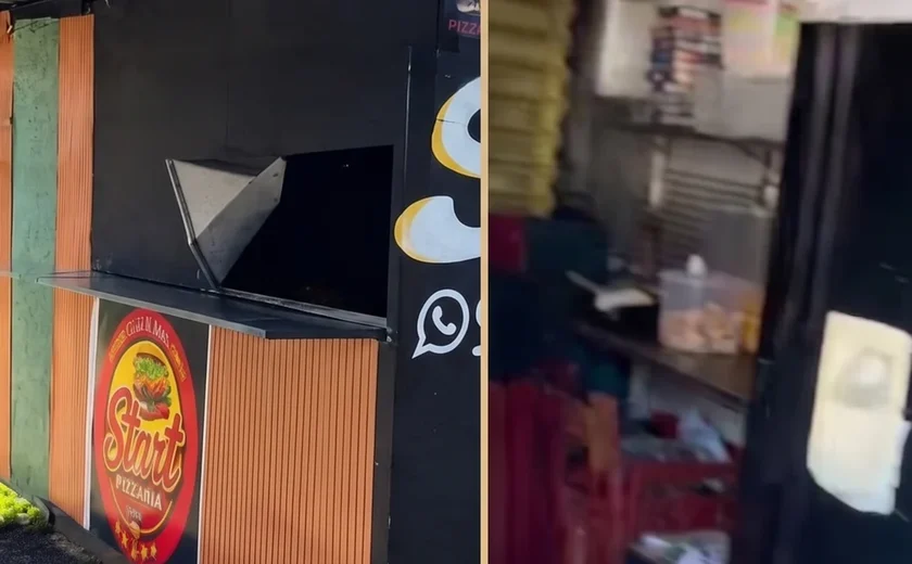 Trailer de pizzaria é furtado durante a madrugada em Maceió