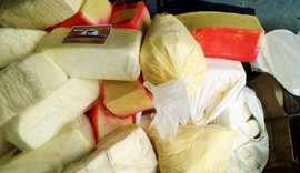 Adeal apreende quase duas toneladas de produtos lácteos clandestinos em Atalaia