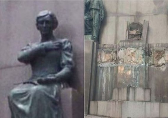 Estátua de 400 kg em homenagem a Marechal Deodoro é roubada