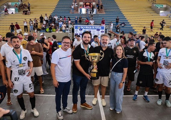 Esporte Clube Traipu conquista título inédito da Taça Brasil de Futsal