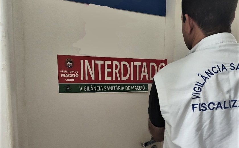 Vigilância Sanitária de Maceió interdita laboratório de análises clínicas no bairro do Prado