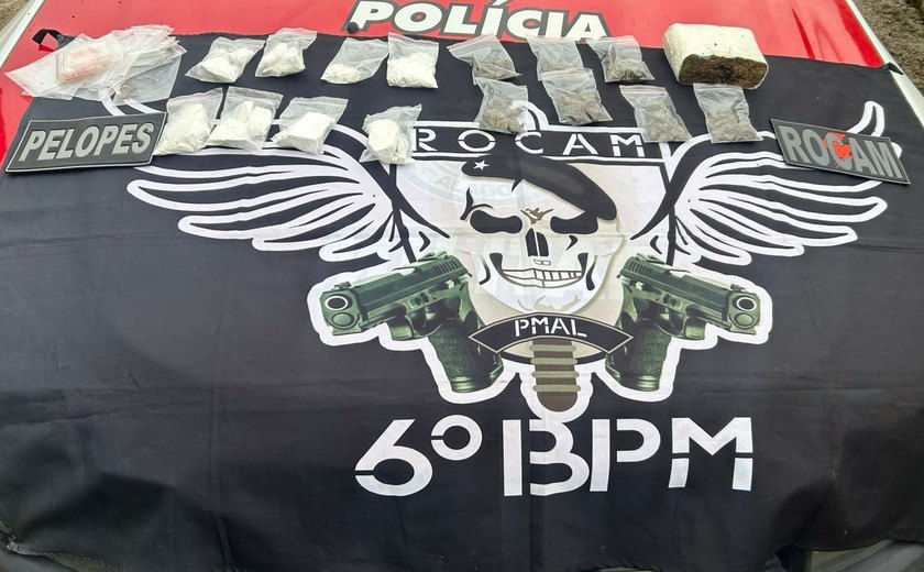 Polícia Militar prende suspeito de tráfico de drogas em Maragogi