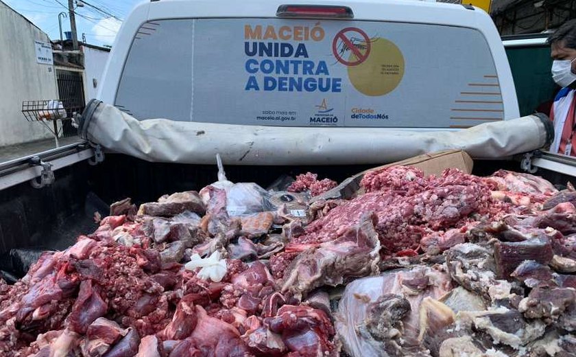 Vigilância Sanitária retira de circulação mais 1.200 kg de alimentos impróprios