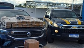 PRF e Pelopes recuperam veículo roubado que transportava 109 kg de maconha