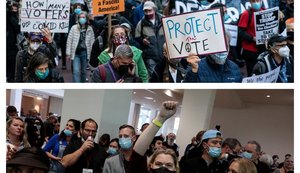 EUA se dividem em atos a favor e contra a contagem de votos