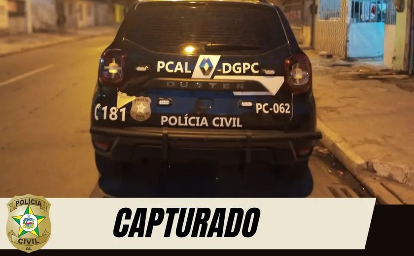 PC/AL e PC/SP localizam e prendem foragido da Justiça alagoana