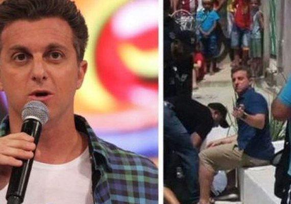 Vídeo! Mulher tenta se matar diante do apresentador Luciano Huck, em Fortaleza