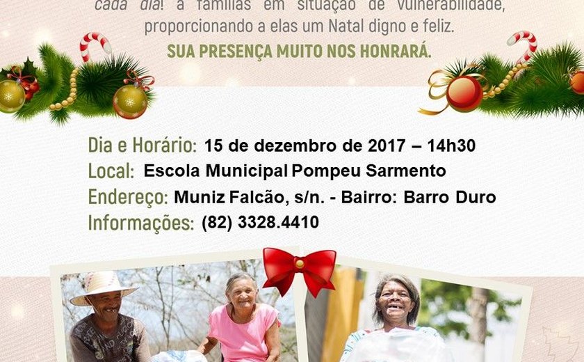LBV entrega cestas de alimentos em Maceió e no Sertão Alagoano