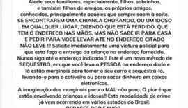 PM/AL alerta sobre falso aviso à população circulando nas redes sociais