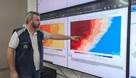 Semarh emite Estado de Atenção para possibilidade de chuvas moderadas com rajadas de vento em Alagoas