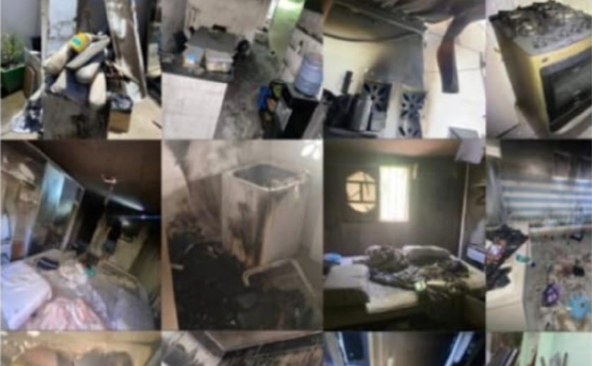 Família busca apoio para reconstrução de casa após incêndio causado por sobrecarga elétrica