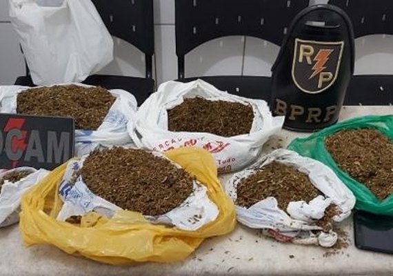 BPRp e 7º BPM registram apreensões de entorpecentes em Maceió e Santana do Ipanema