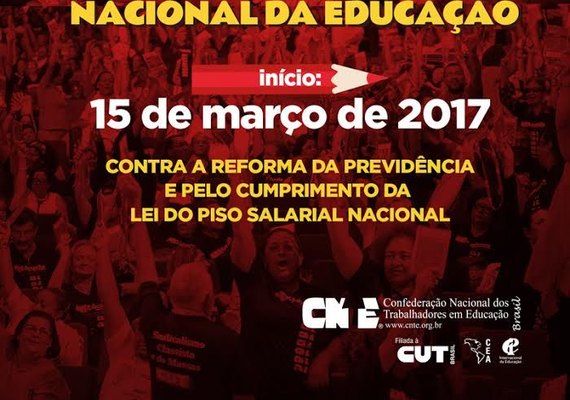 Alagoas participa de Greve Geral da Educação a partir do dia 15 de março