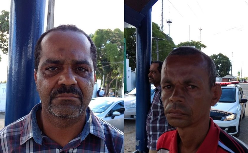 Homens assaltam ônibus e são detidos no Tabuleiro com sete telefones celulares