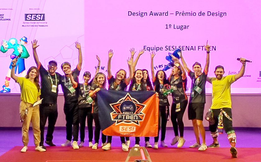 Escolas do Sesi/AL são premiadas no Festival Sesi de Robótica