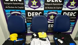 Polícia prende envolvido em roubo de loja de roupas e recupera parte do material roubado