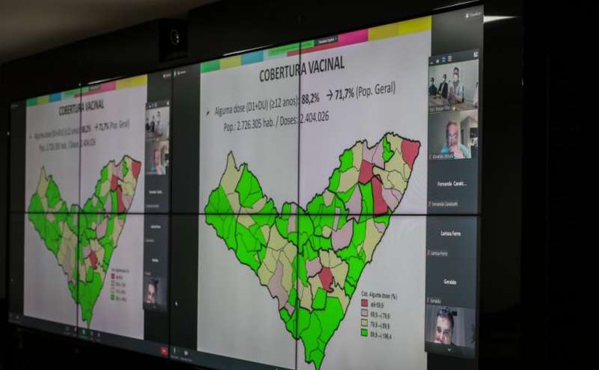 Secretaria divulga ranking da vacinação nos municípios alagoanos
