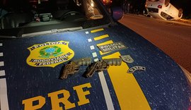 PRF e PM prendem indivíduo que estava cometendo assaltos em Pilar com um veículo roubado