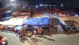 Vídeos: totem de videomonitoramento flagra agressão contra mulher na Feirinha do Tabuleiro