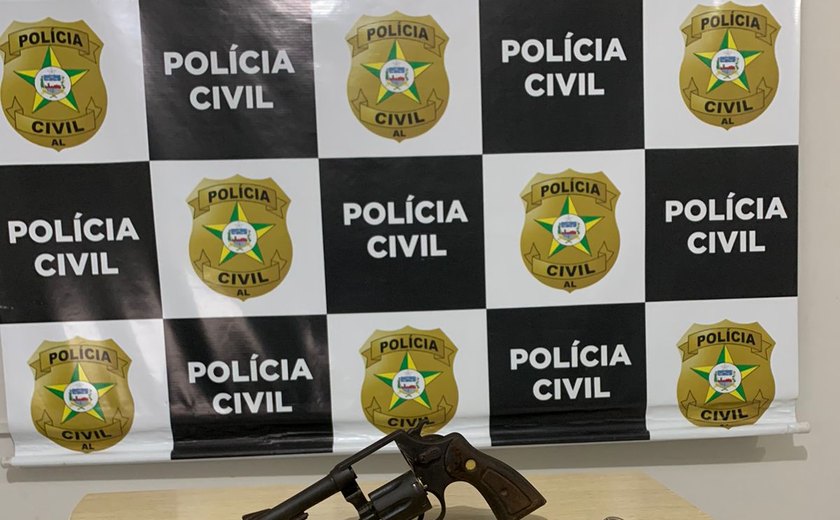 Polícia Civil autua jovem por porte ilegal de arma de fogo e receptação