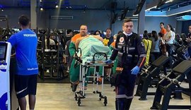 Homem sofre trauma no tórax ao tentar levantar peso em aparelho de academia em Maceió