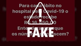 É falso que os governos estaduais recebem recursos por cada óbito de Covid-19