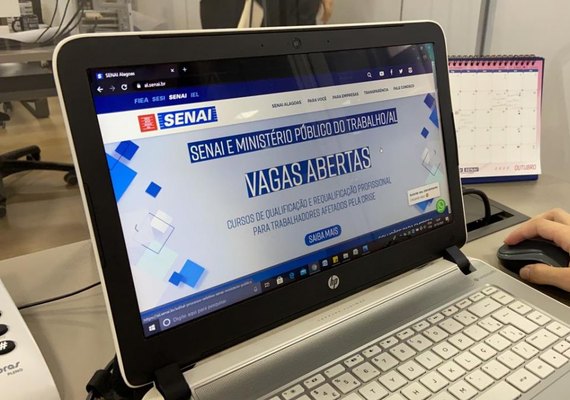MPT e Senai/AL prorrogam período de inscrição para 31 cursos gratuitos