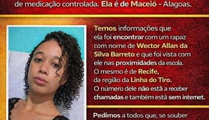 Jovem que estava desaparecida em Maceió é encontrada