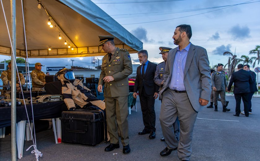 Alagoas investe R$ 11,2 milhões em modernização e entrega arsenal de última geração à Segurança Pública