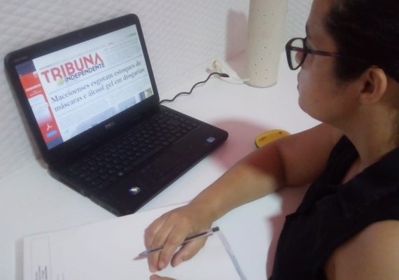 Reportagem do jornal Tribuna Independente é referência em atividade de escola estadual